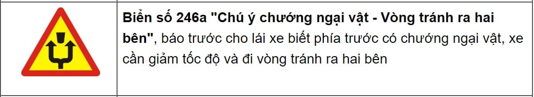 Biển báo nguy hiểm đường có dây điện, nhắc nhở người lái xe tải van về nguy hiểm.