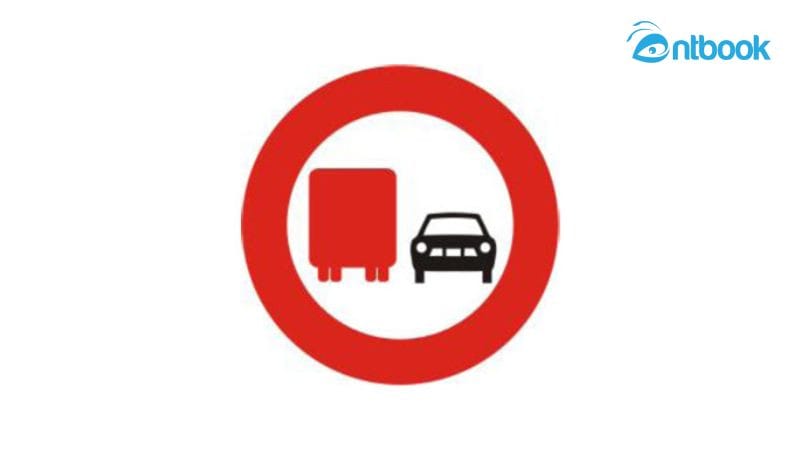 Biển báo P.126 cấm xe ô tô tải vượt
