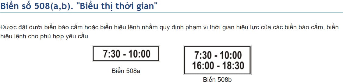 Biển báo phụ về hướng rẽ, hướng dẫn cụ thể cho người lái xe tải van.