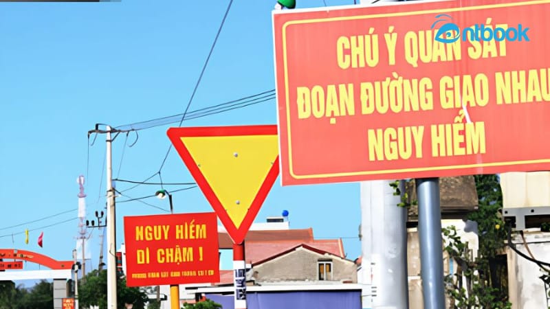Biển báo tại các tuyến đường phụ nơi giao cắt với tuyến đường chính