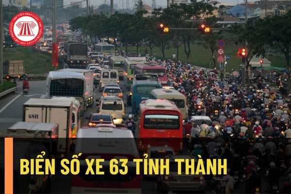 Biển số xe 63 Tiền Giang và các tỉnh thành khác