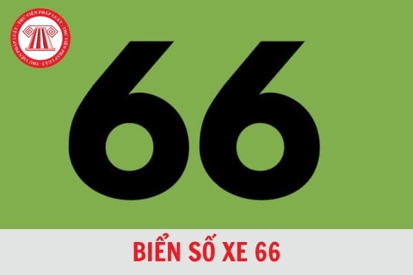 Biển số xe 66 tỉnh Đồng Tháp với màu sắc đặc trưng của phương tiện giao thông
