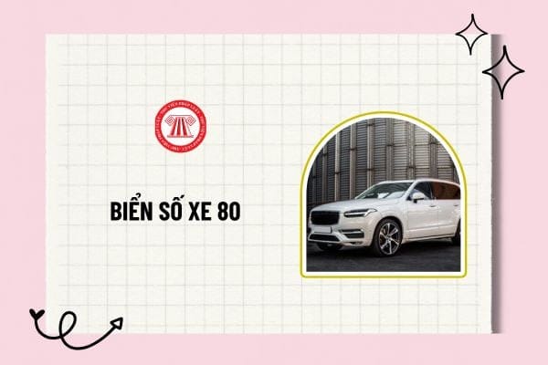Biển số xe 80 của Cục Cảnh sát giao thông