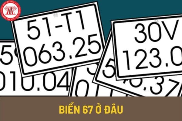 Biển số xe An Giang có ký hiệu 67, giúp nhận diện các phương tiện giao thông từ tỉnh này
