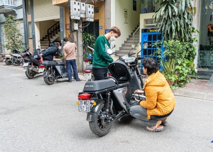 Biển số xe máy điện định danh với ký hiệu