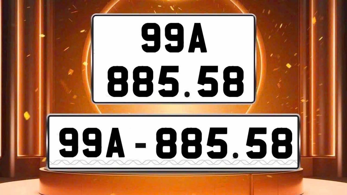 Biển số xe ô tô 99, minh họa quy định biển số ô tô tại Bắc Ninh