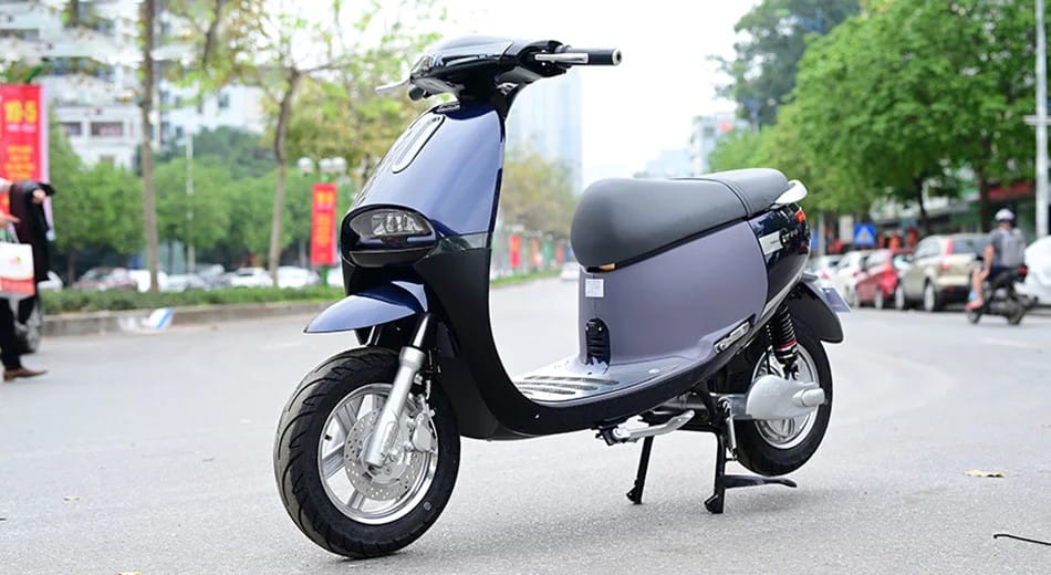 Biểu đồ minh họa quãng đường xe điện Gogo đi được sau mỗi lần sạc đầy pin.