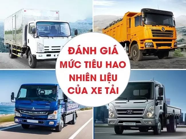 Biểu đồ mức tiêu hao nhiên liệu của xe tải theo tải trọng