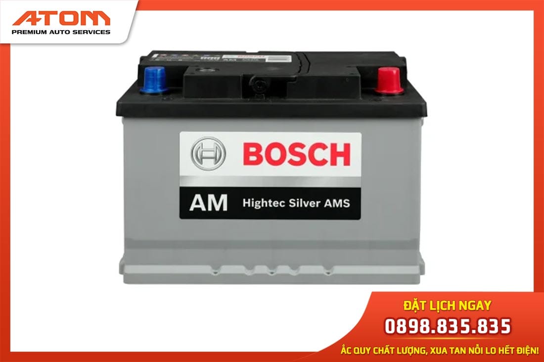 Bình ắc quy Bosch, thương hiệu nổi tiếng đến từ Châu Âu với công nghệ và độ bền vượt trội