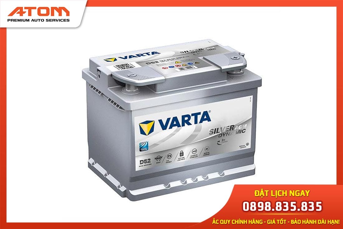 Bình ắc quy khô cho ô tô, thể hiện sự cải tiến liên tục về công nghệ và độ bền vững