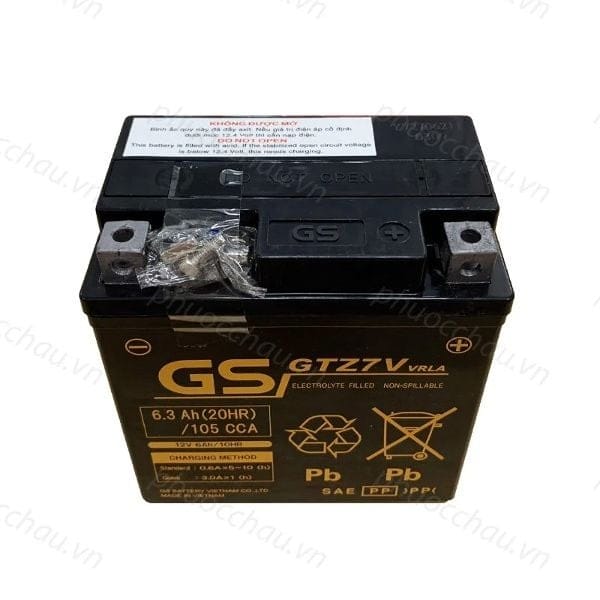 Bình ắc quy khô xe máy GS GTZ7V