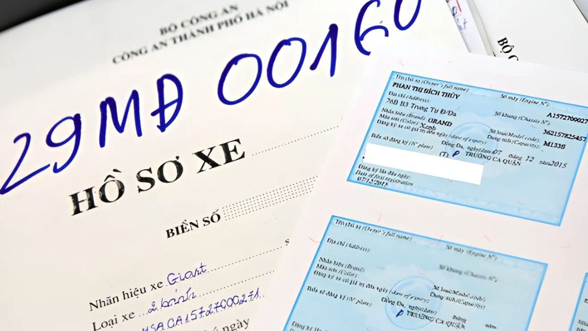 Các bước đăng ký biển số xe máy tại Cần Thơ