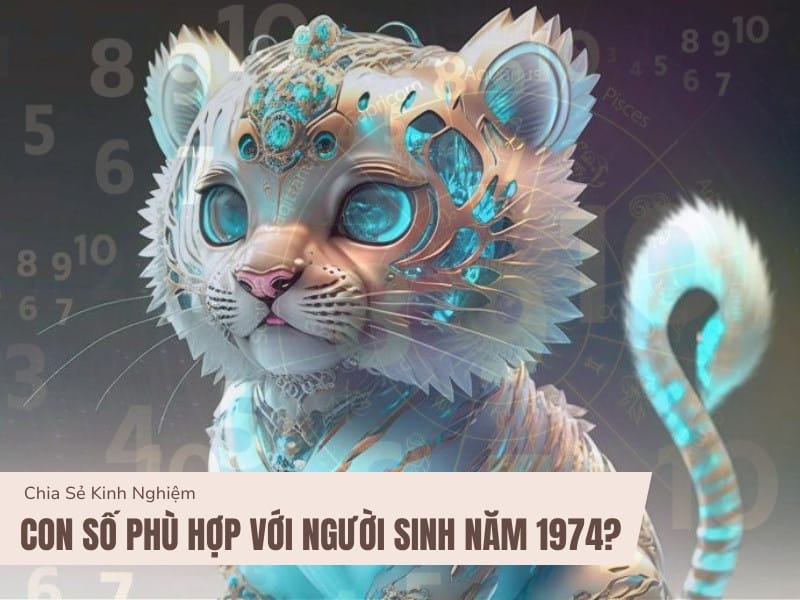 Các con số may mắn cho người Giáp Dần 1974