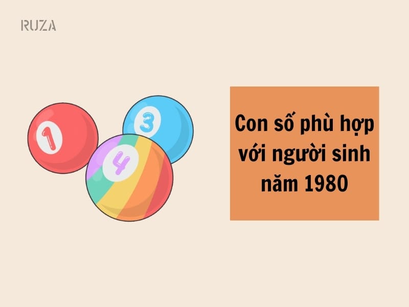 Các con số may mắn mang lại tài lộc cho người sinh năm 1980