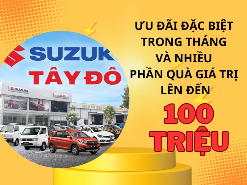 Các gói ưu đãi và quà tặng hấp dẫn khi mua xe tải Suzuki tại Xe Tải Van.
