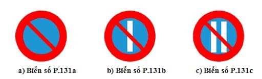 Các loại biển báo P.131 cấm đỗ xe, phân biệt bảng cấm đậu xe ngày chẵn lẻ