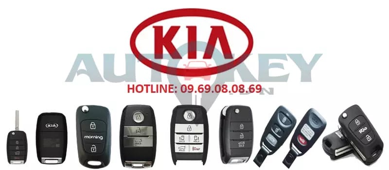 Các loại chìa khóa thông minh và remote xe Kia