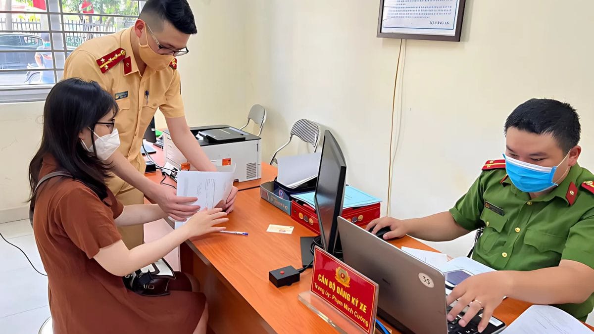 Các mức phạt khi tự ý trang trí biển số xe 70 trái phép