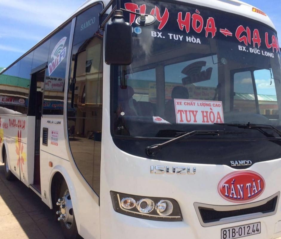 Các tuyến chính của nhà xe Tấn Tài Ayunpa