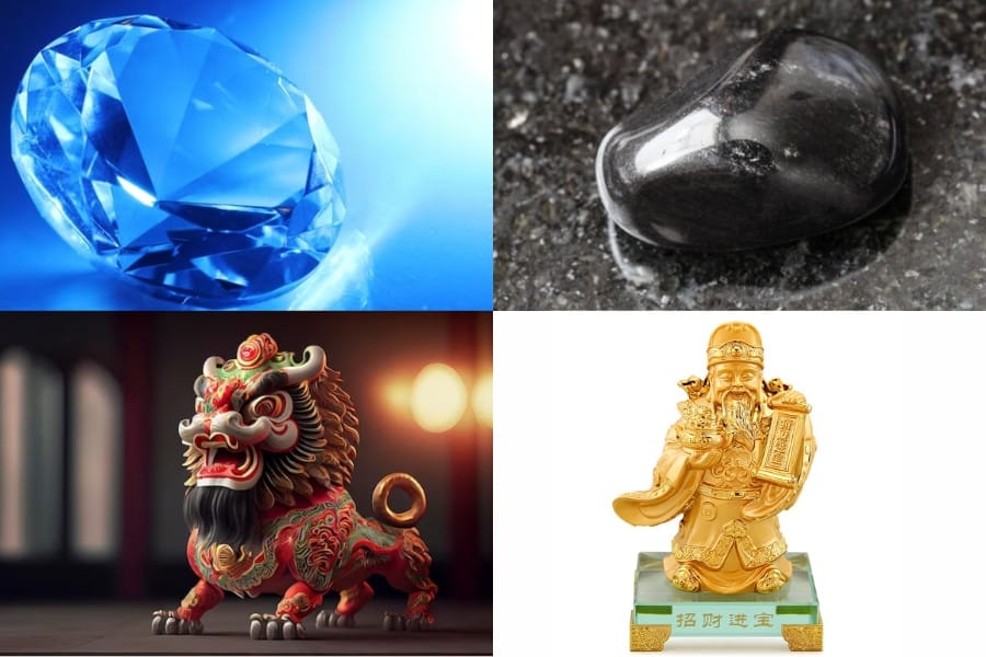 Các vật phẩm phong thủy như đá Sapphire và tỳ hưu mang lại may mắn cho người sinh năm 1988