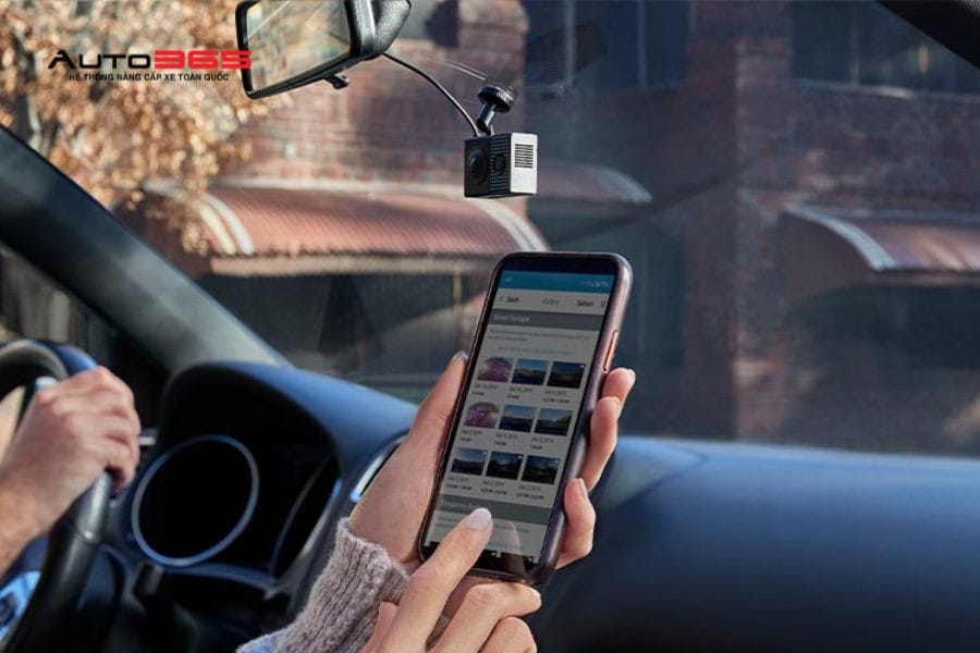Cách xem lại camera hành trình bằng điện thoại di động