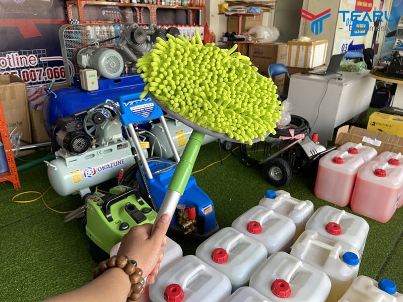 Cán cầm chổi lau xe ô tô tiện lợi, dễ điều chỉnh