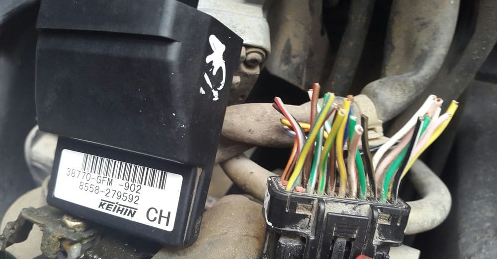 Cấu tạo đơn giản của IC xe máy với các dây dẫn
