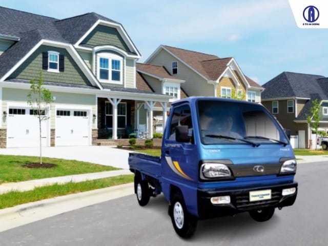 Cấu trúc khung gầm chắc chắn của xe tải Thaco Towner 750kg