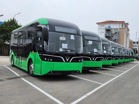 Chi tiết thiết kế ngoại thất xe buýt điện VinFast Transerco