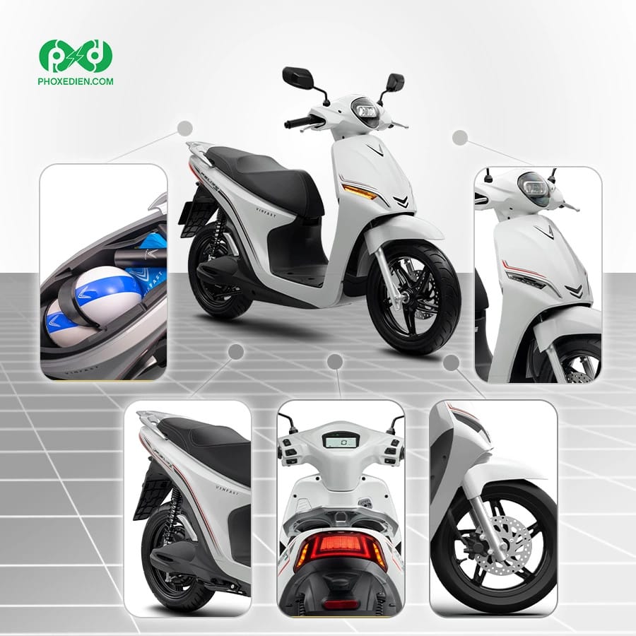 Chi tiết VinFast Feliz S 360 độ, một lựa chọn xe máy điện đẹp cho nam