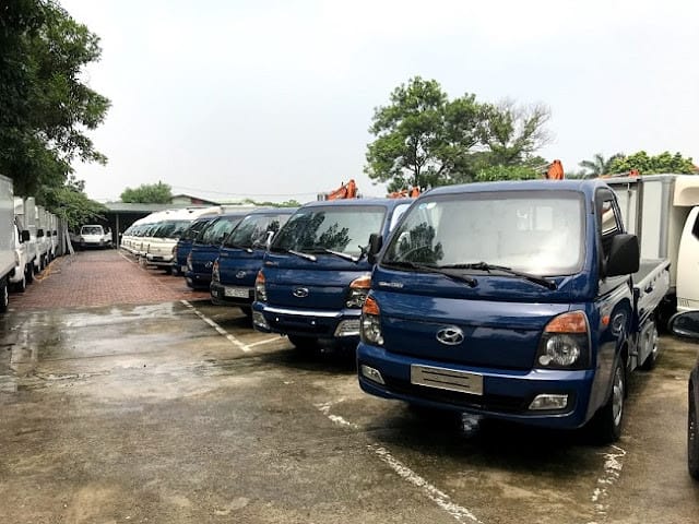 Chiếc xe tải Porter 2 cũ được ưa chuộng ở thị trường Hà Nội