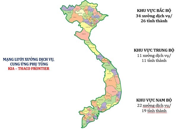 Chính sách bảo hành xe tải Kia K250