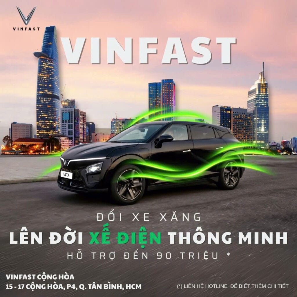 Chính sách thu cũ đổi mới hấp dẫn cho dòng xe VinFast VF 7.