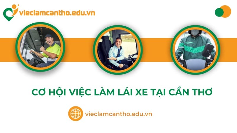 Cơ hội việc làm đa dạng cho người tìm việc tài xế tại Cần Thơ