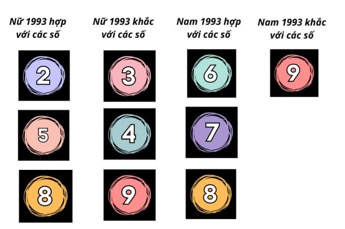 Con số may mắn và tài lộc của người tuổi Quý Dậu 1993