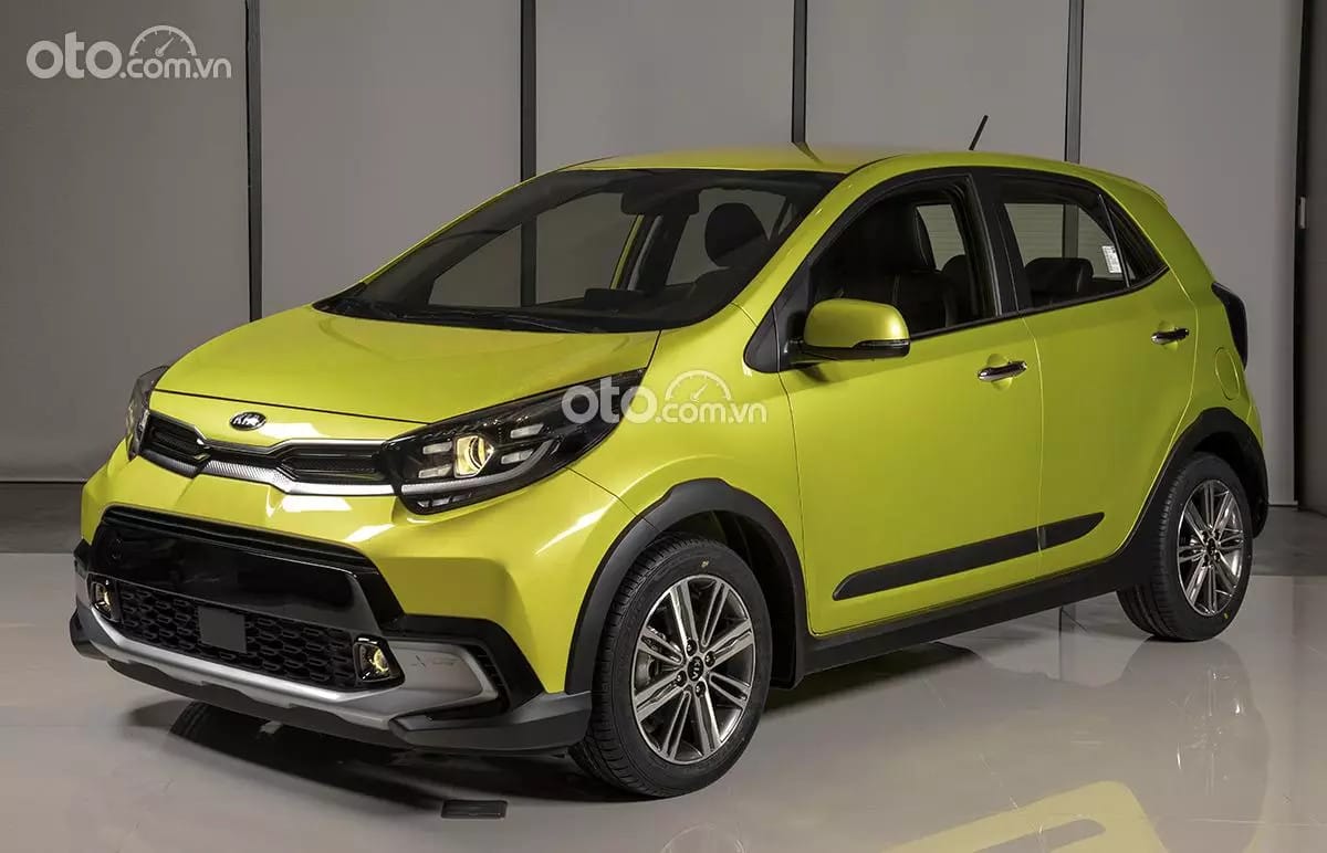 Cụm đèn pha LED trên xe Kia Morning 2025