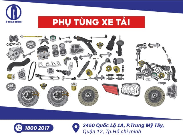 Đa dạng các loại phụ tùng xe tải thiết yếu