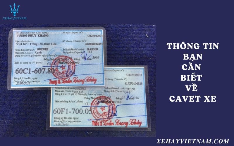 Đặc điểm nhận biết một cavet xe máy giả tinh vi