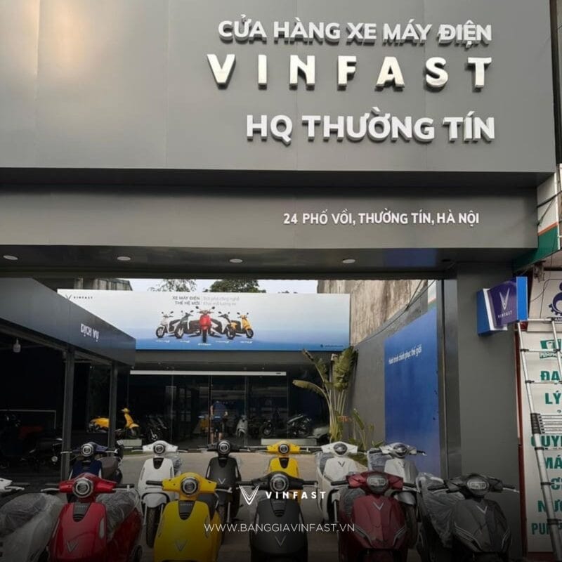 Đại lý xe điện Vinfast Thường Tín tiêu chuẩn 3S