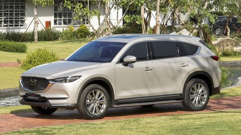 Dải màu sắc của Mazda CX-8, cập nhật giá lăn bánh