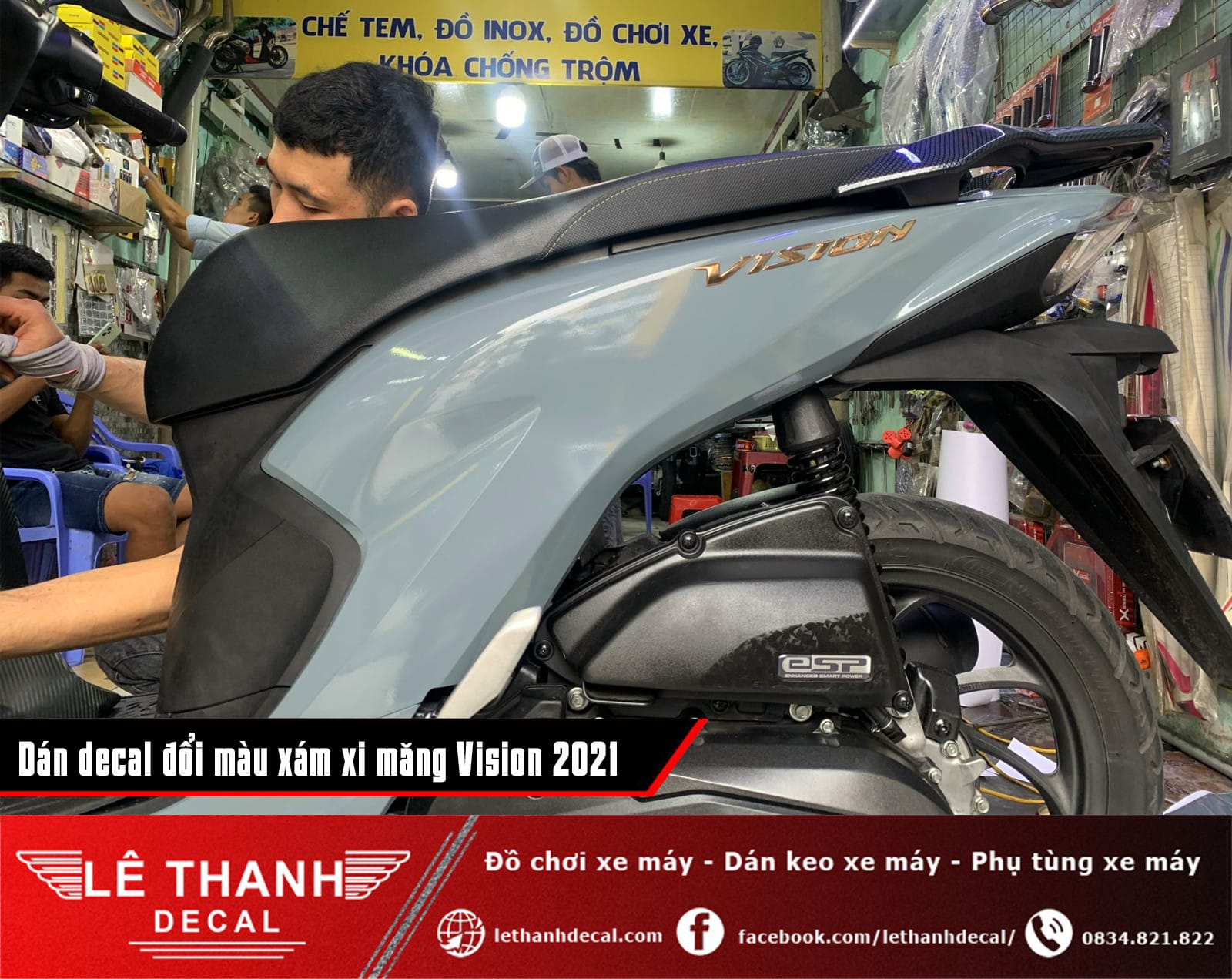 Dán đổi màu xe máy hợp phong thủy
