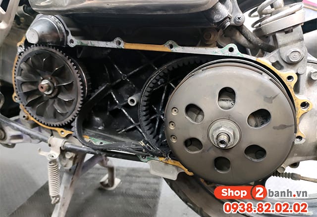 Dấu hiệu dây curoa xe tay ga hư hỏng