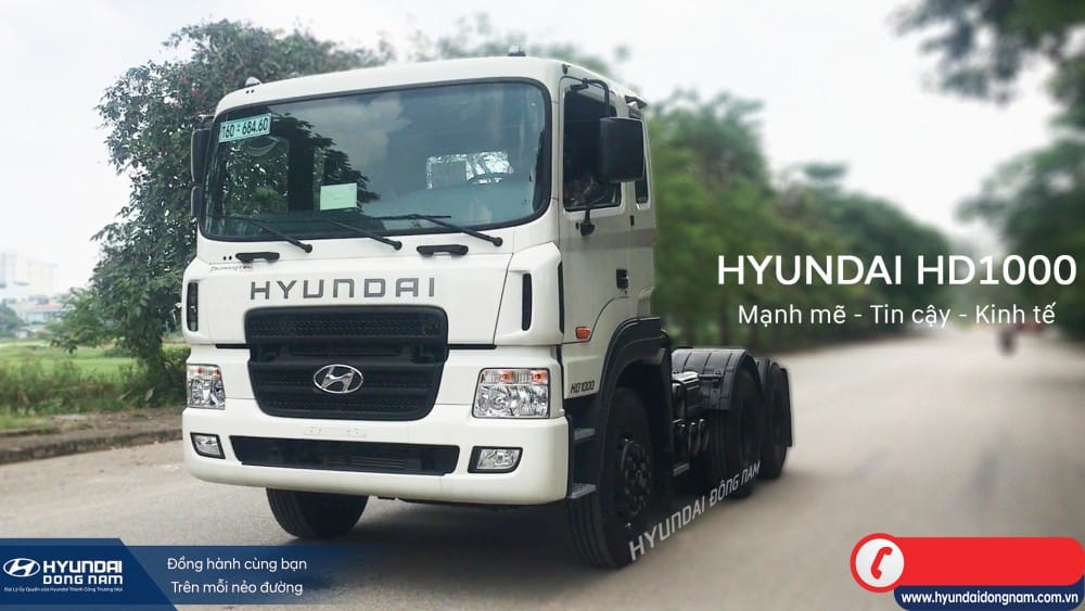 Đầu kéo Hyundai HD1000, biểu tượng sức mạnh vận tải, báo giá xe tải Hyundai HD1000