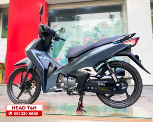 Đầu xe Honda Future 125 FI màu xanh đen
