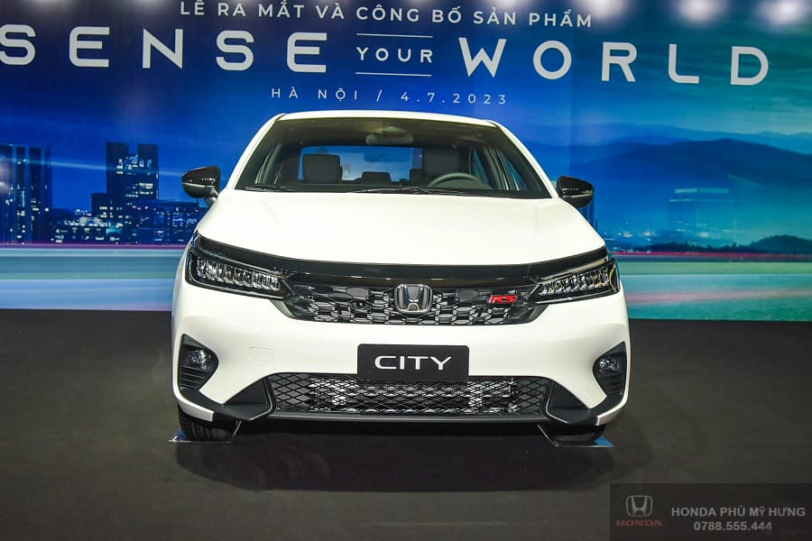 Đầu xe ô tô Honda City 2025 màu xanh đậm