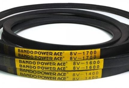 Dây curoa với kí hiệu 8V1400 thể hiện thông số