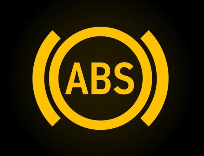 Đèn cảnh báo hệ thống phanh ABS trên ô tô
