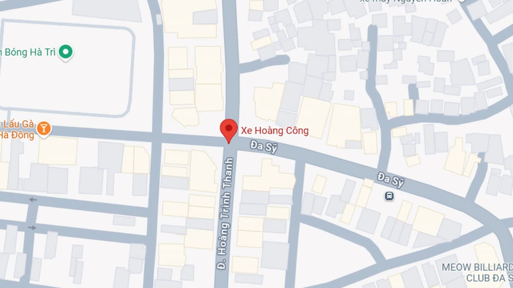 Địa chỉ trụ sở chính của nhà xe Hoàng Công tại Hà Nội