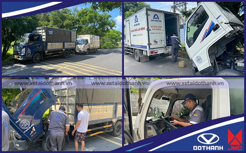 Dịch vụ bảo hành lưu động của Xe Tải Đô Thành.