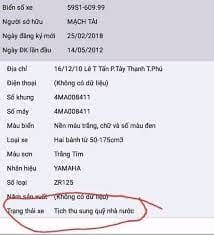 Dịch vụ check cavet xe máy online uy tín và nhanh chóng